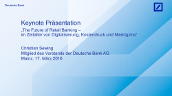 Präsentation - Deutsche Bank