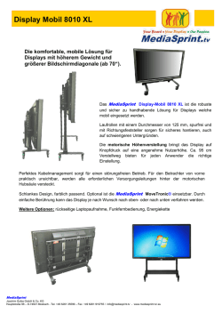 Display Mobil 8010 XL
