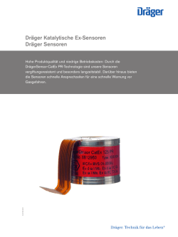Dr&auml;ger Katalytische Ex-Sensoren Dr&auml;ger Sensoren