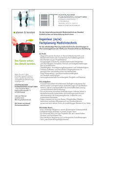 Ingenieur (m/w)