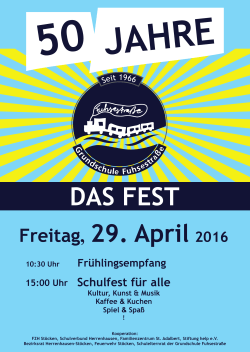 Das Fest - Grundschule Fuhsestraße