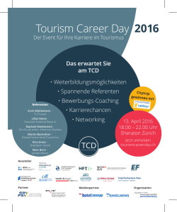 Tourism Career Day 2016
