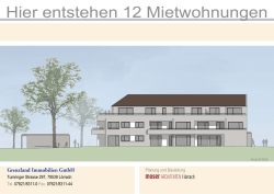 Hier entstehen 12 Mietwohnungen