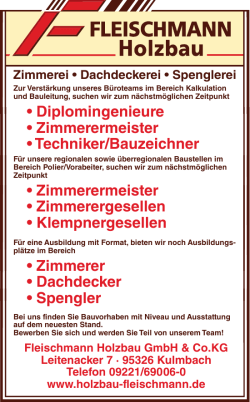 Diplomingenieure &bull; Zimmerermeister &bull; Techniker