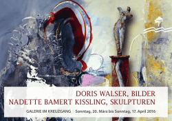 doris walser, bilder nadette bamert kissling, skulpturen