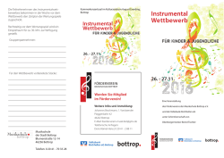 Instrumental Wettbewerb