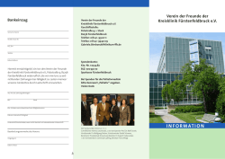 INFormaTIoN - Klinikum F&uuml;rstenfeldbruck