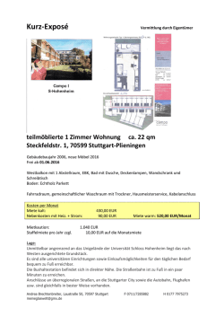 Informationen  - Universit&auml;t Hohenheim