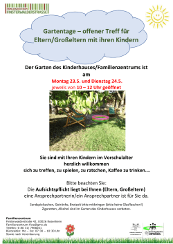 Gartentage - Rosenheim