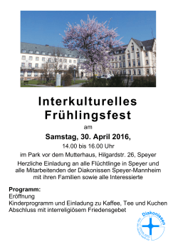 Interkulturelles Frühlingsfest