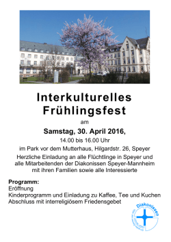 Interkulturelles Fr&uuml;hlingsfest