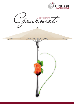 Gastroschirm - Der Gastroschirm Gourmet