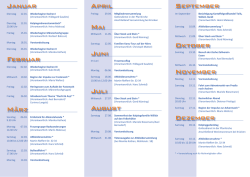 Jahresprogramm 2016