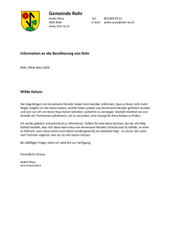 Information an Bev&ouml;lkerung