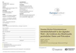 Identit&auml;tsdiebstahl in der digitalen Welt &ndash; die Gefahren des