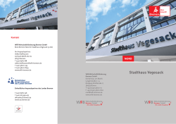 Stadthaus Vegesack - WFB Wirtschaftsförderung Bremen GmbH