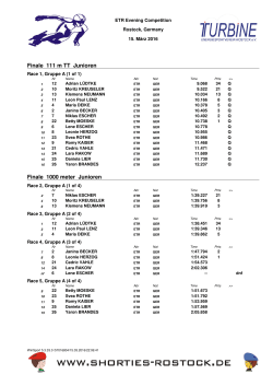 Finale 111 m TT Junioren Finale 1000 meter - HERZOG