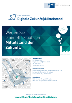 Digitale Zukunft@Mittelstand - Deutscher Industrie