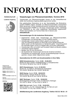 Infoblatt - Abfallwirtschaftsbetrieb des Landkreises Augsburg