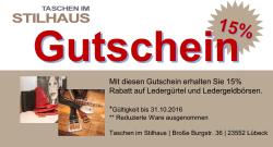 Gutschein - stilhaus