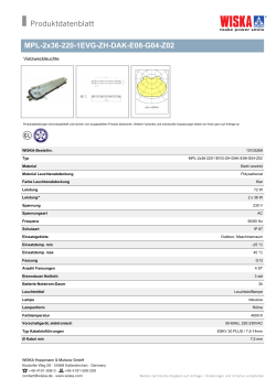 Produktdatenblatt MPL-2x36-220-1EVG-ZH-DAK-E08-G04
