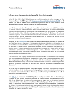 Infotecs beim Kongress des Verbands f&uuml;r