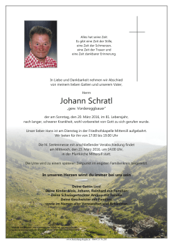 Schratl Johann20.03.2016
