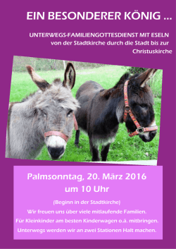 EIN BESONDERER K&Ouml;NIG &hellip;