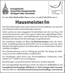 Hausmeister/in - Stelleninserate.de