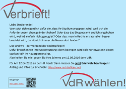 Liebe Studierende! - Verband der Rechtspfleger