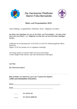 Die Viernheimer Pfadfinder Stamm Folke Bernadotte