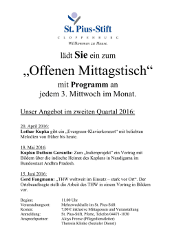 lädt Sie ein zum - St. Pius