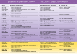 finden Sie die Gottesdienste und besonderen Angebote vom 5
