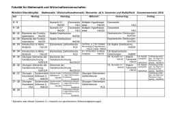 ab 6. Semester und Wahlpflicht