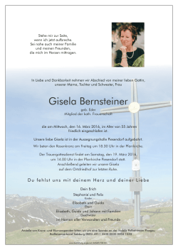 Bernsteiner Gisela16.03.2016