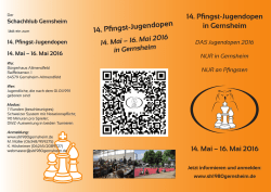 Flyer zum - SK 1980 Gernsheim