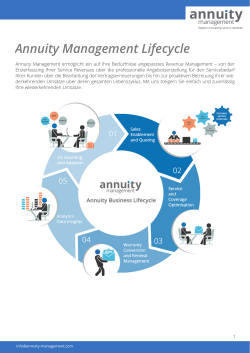 annu ty - Annuity Management