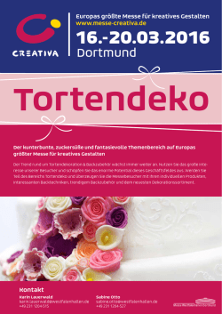 Infobrosch&uuml;re Tortendeko