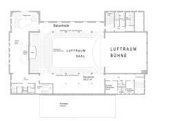 Festhalle Plan 1.OG ganz leer