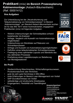 der Ausschreibung