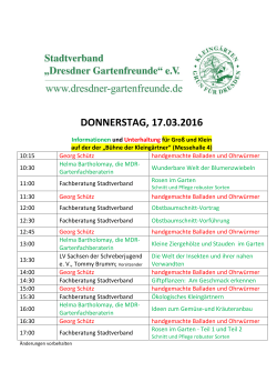 donnerstag, 17.03.2016