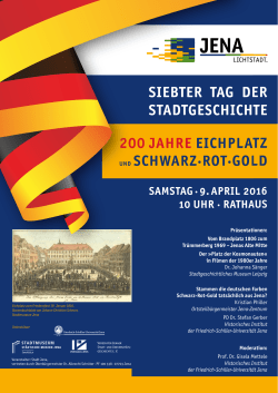 Plakat zur Veranstaltung