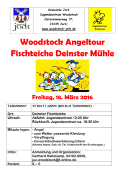 Infos - Jugendzentrum Woodstock Jork