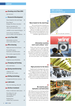 Greeting wire/Tube 2016 Research+Development wire