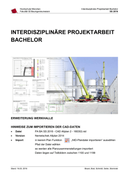 interdisziplinäre projektarbeit bachelor