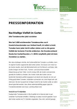 Firma, Organisation - Bundesverband Deutscher Gartenfreunde eV