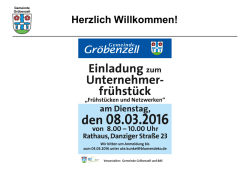 Ansprechpartner in der Gemeinde
