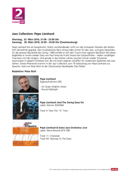 Jazz Collection: Pepe Lienhard