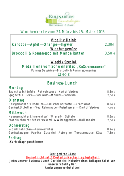 Business-Lunch - Kulinarium Emmendingen