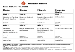 Men˝ 1 - Mittelschule Mühldorf
